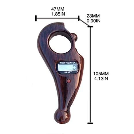 Manual Finger Tally Counter | 5-Digit Display | Adjustable Ring | No Battery Needed