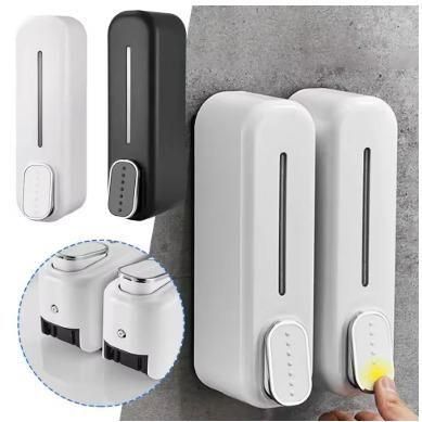 Wall-Mounted Manual Soap Dispenser – No-Drip, Space-Saving (Pack of 2)