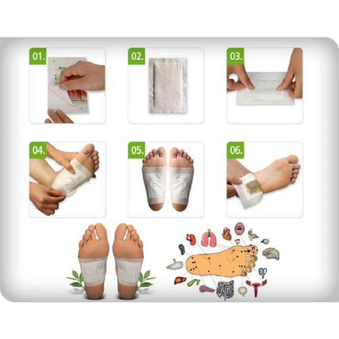 Detox Foot Patches | Stress Relief | Set of 10 | Organic Plant-Based