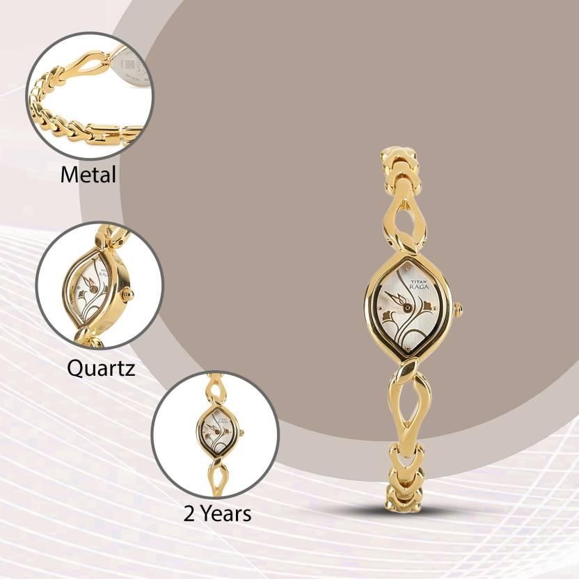 Titan Analog Silver Dial Women’s Watch – Contemporary Elegance