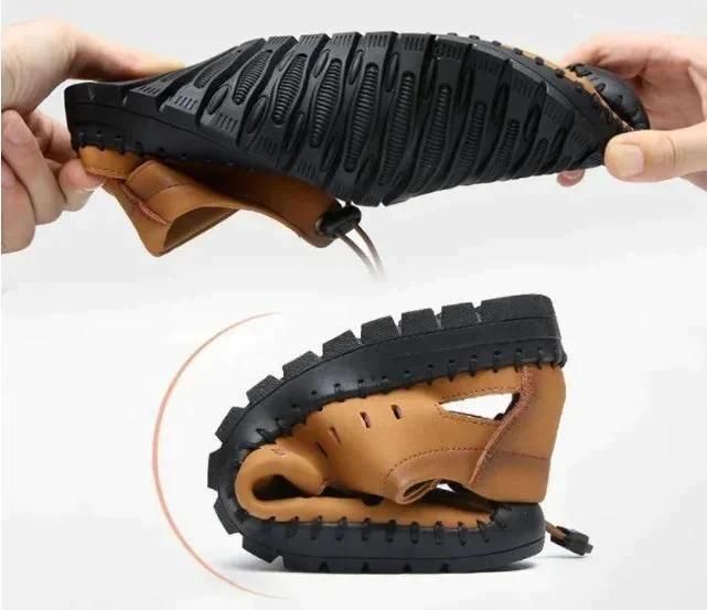Men’s Stylish Casual Shoes | Black/Tan | Lace-Up