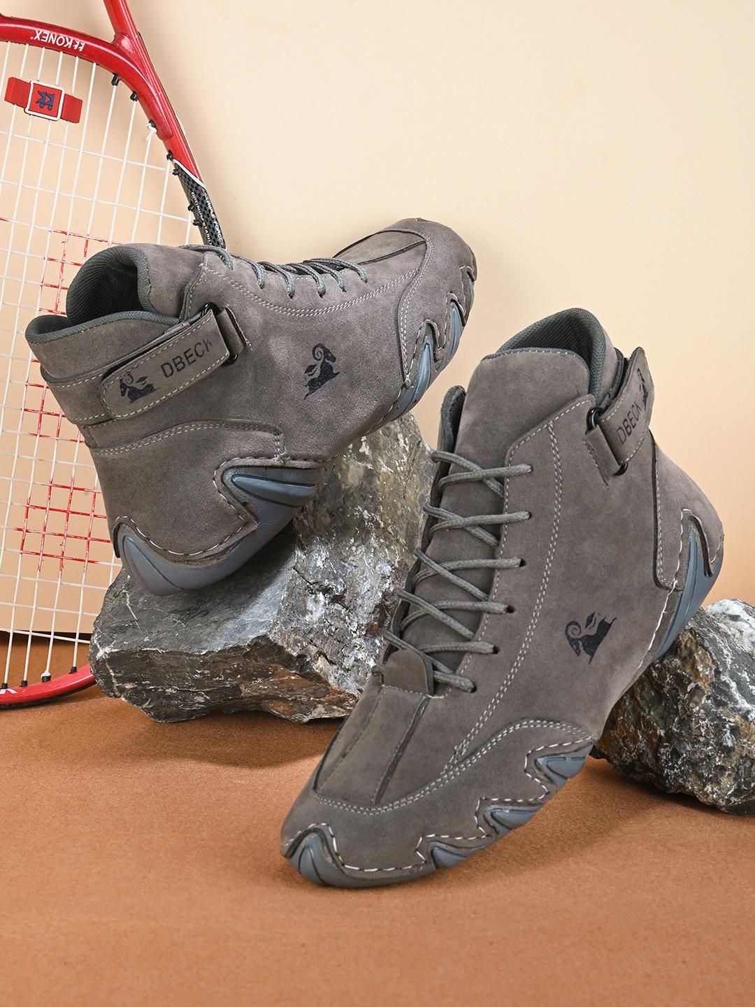 BOLLERO Casual Sneakers | Grey | Lace-Up |