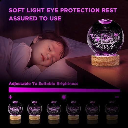 3D Crystal Lamp Ball – Assorted Magic
