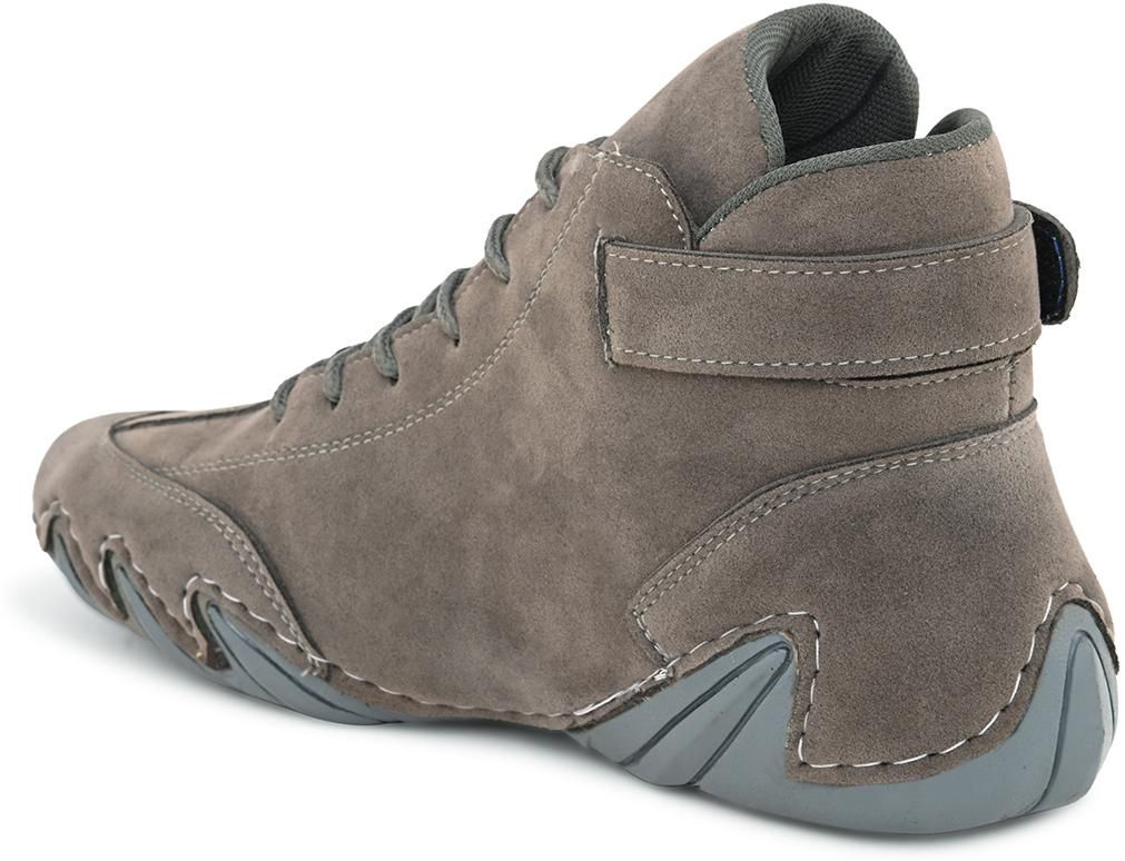 BOLLERO Casual Sneakers | Grey | Lace-Up |