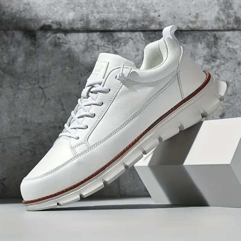 Ultra-Comfy Soft Sole Sneakers | White | Gel-PU Blend