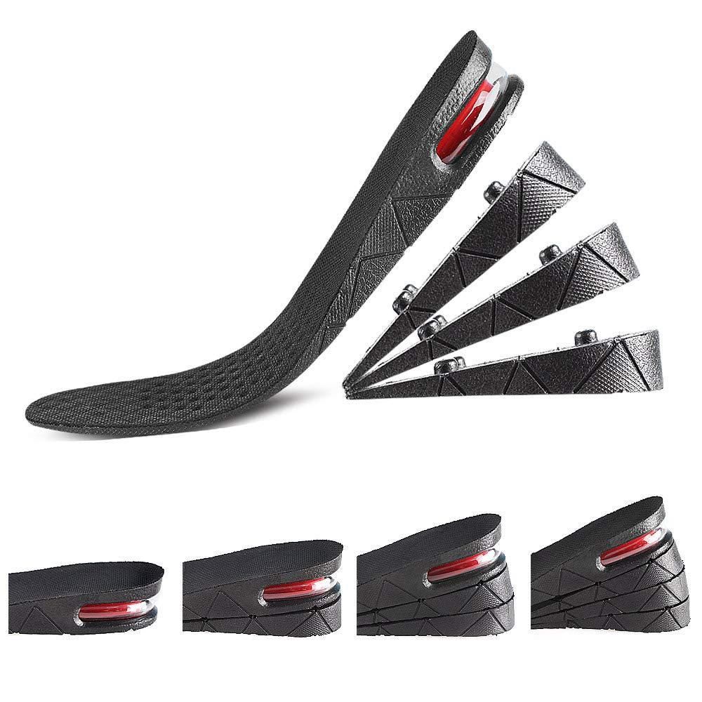 Height Enhancing Insoles | 4-Layer Adjustable | Rubber | Pack of 1