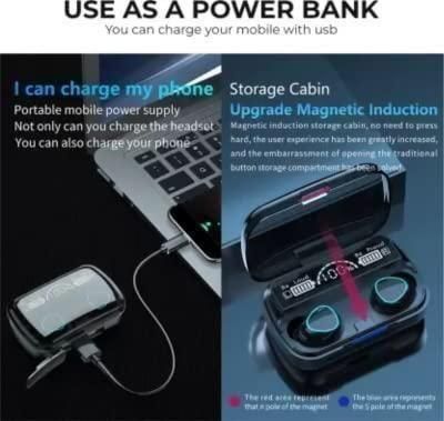 M10 TWS Wireless Bluetooth Earphones β Black