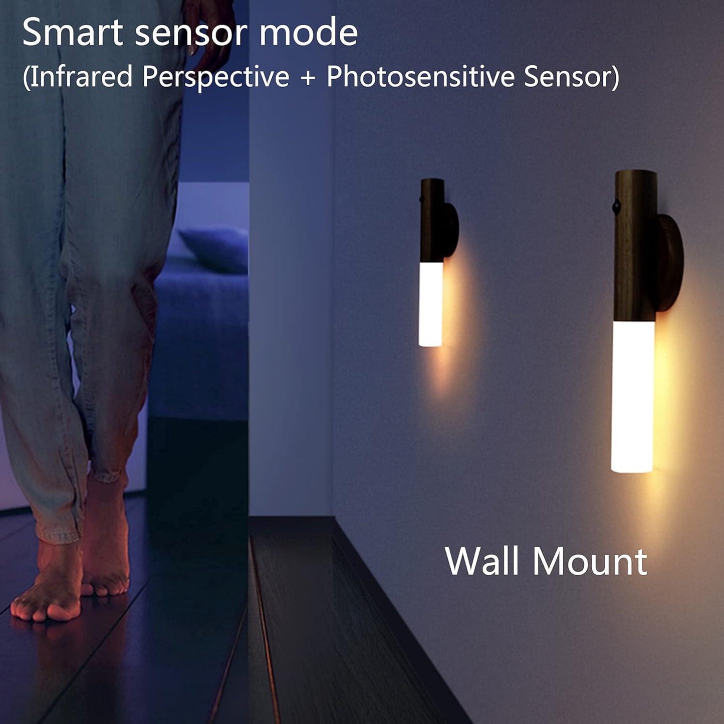 Night Light LED Magnetic Auto Motion Sensor β Smart Glow in Style