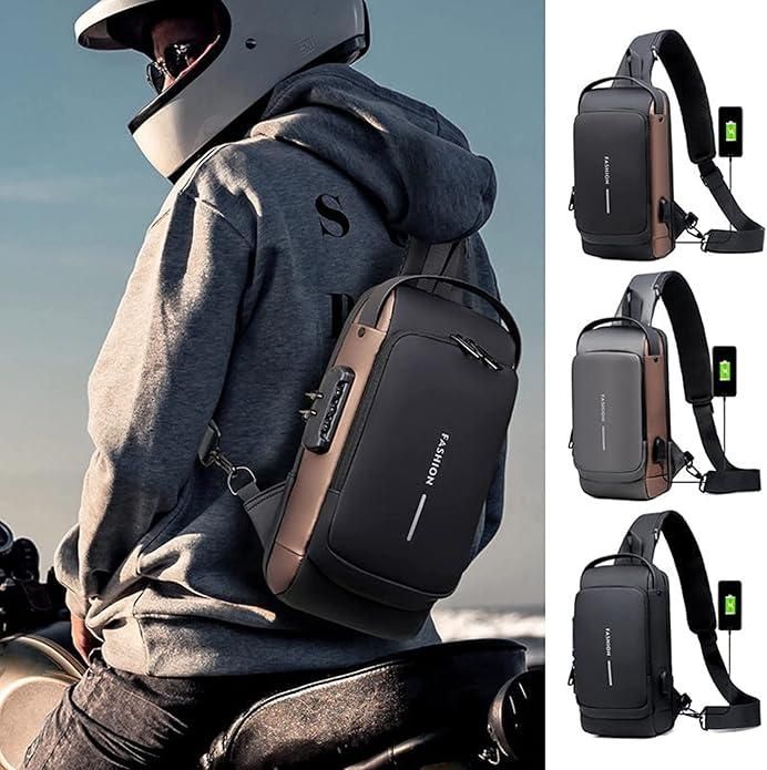 Men’s Leather Sling Bag – Compact. Stylish. Functional.