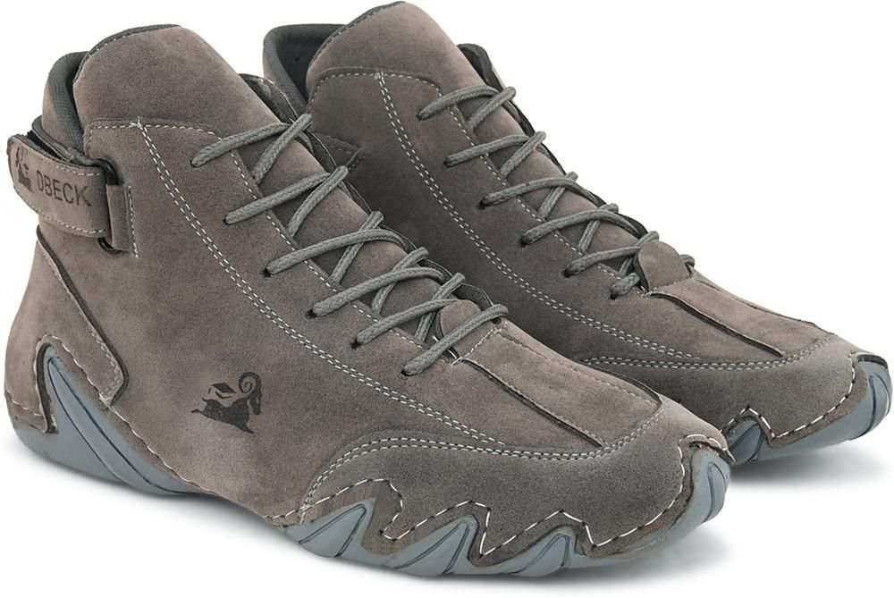 BOLLERO Casual Sneakers | Grey | Lace-Up |