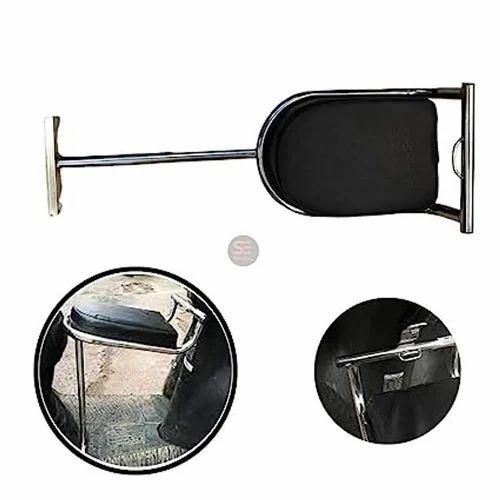 Portable Baby Seat for Scooters | Leather & Steel | Universal Fit | Safety Footrest Guard