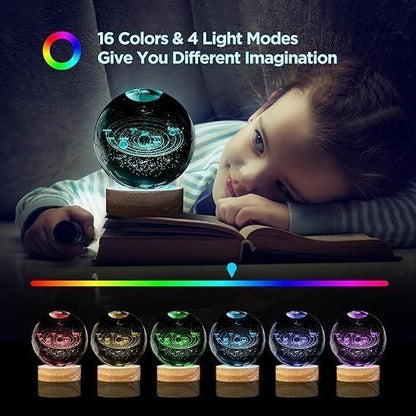 3D Crystal Lamp Ball – Assorted Magic