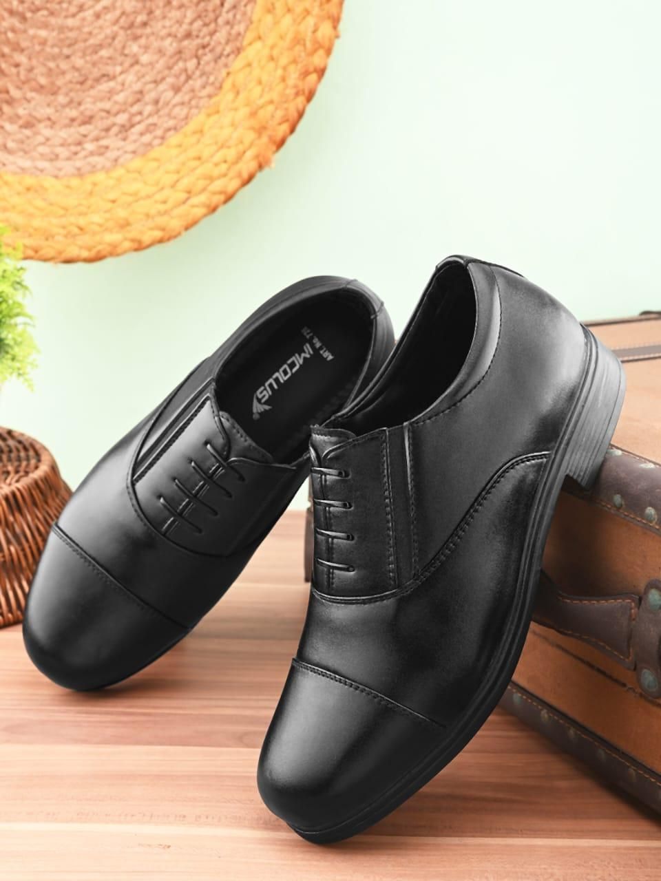 Men’s Smart Formal Shoes – Black Lace-Up