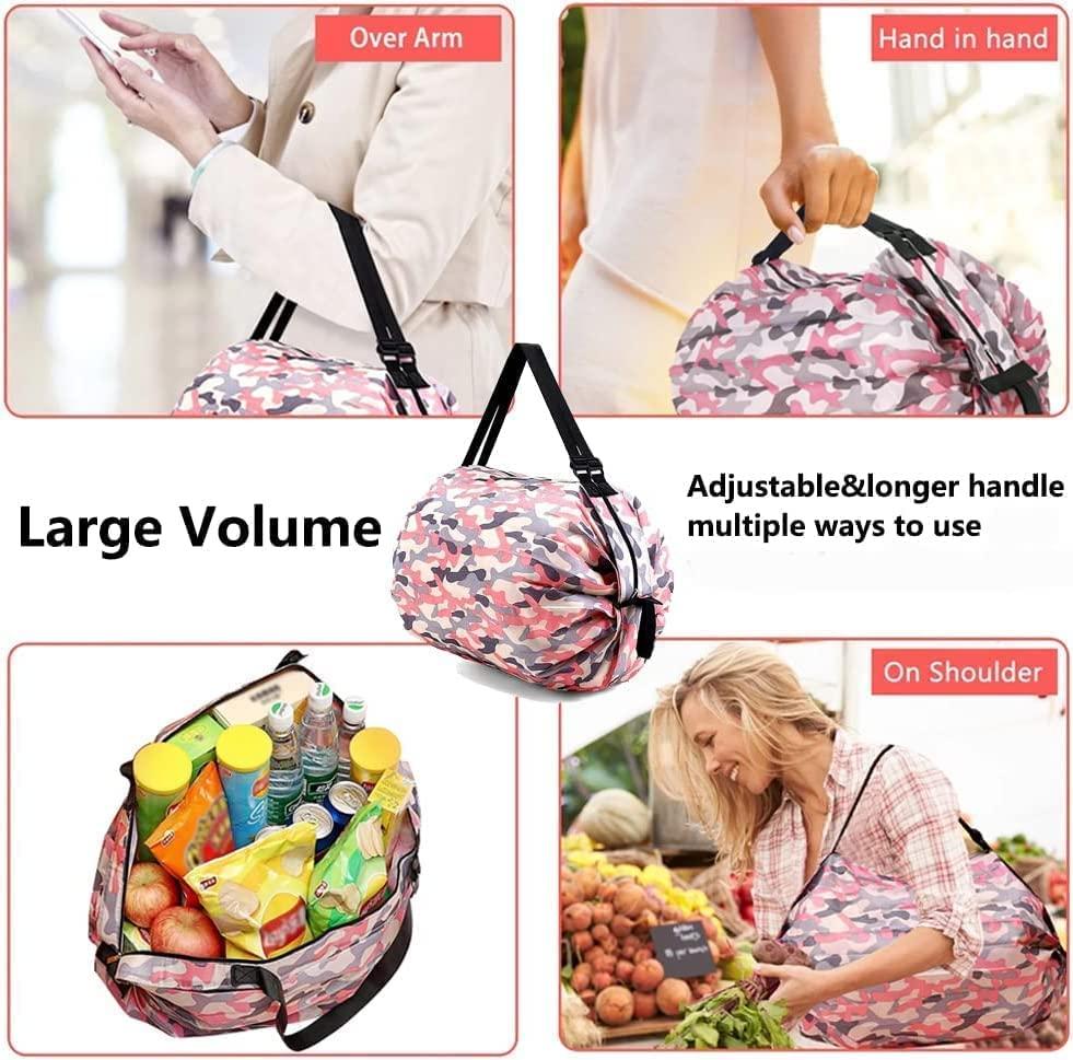 Foldable Waterproof Shopping Tote – Travel-Ready & Space-Saving