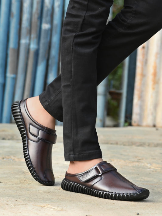 Men’s Bantu Style Brown Loafer