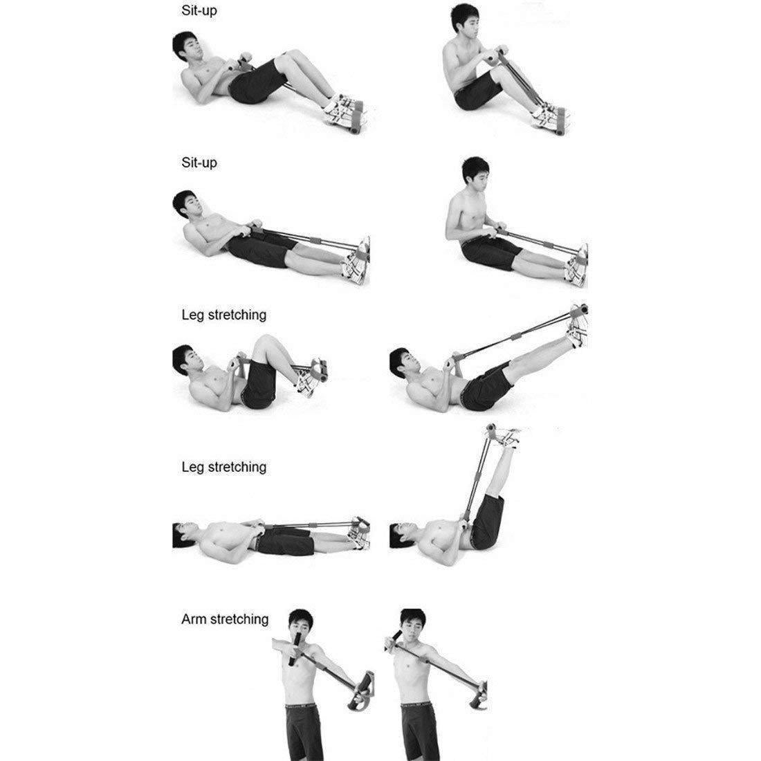 Double Spring Tummy Trimmer | Ab & Waist Exerciser | Steel + Plastic | High Resistance