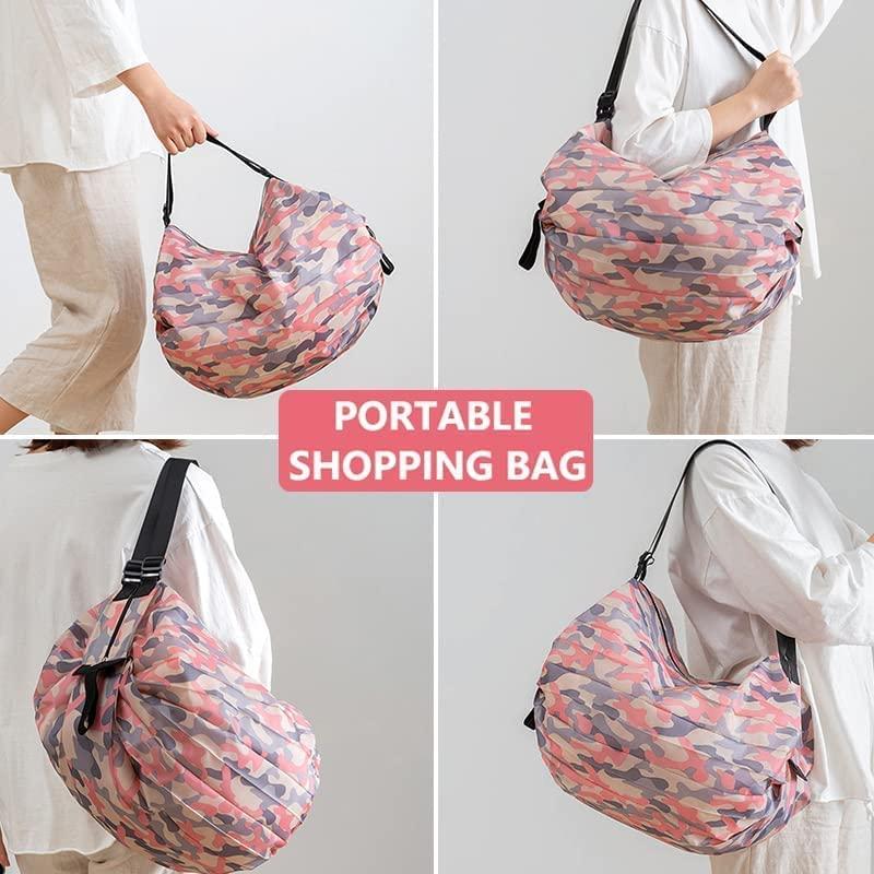 Foldable Waterproof Shopping Tote – Travel-Ready & Space-Saving
