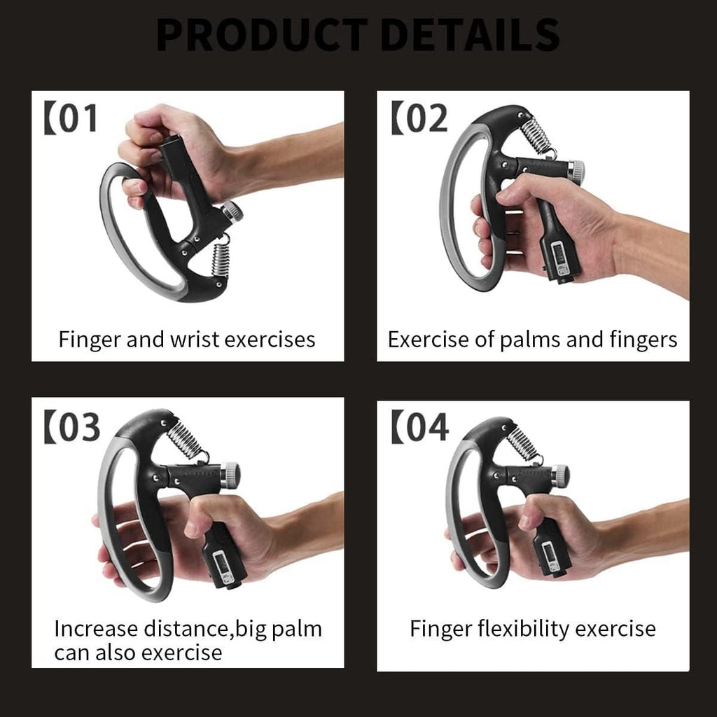 Adjustable Counting Hand Grip Strengthener