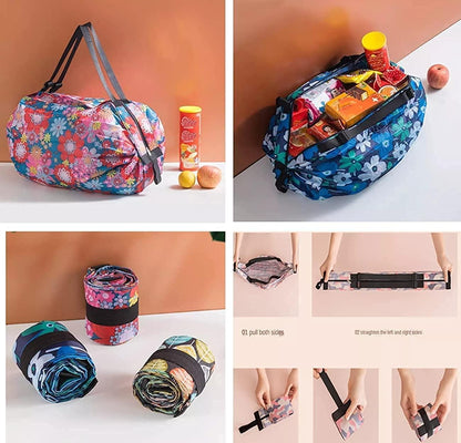 Foldable Waterproof Shopping Tote – Travel-Ready & Space-Saving