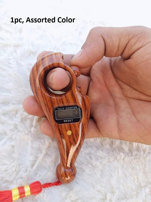 Manual Finger Tally Counter | 5-Digit Display | Adjustable Ring | No Battery Needed