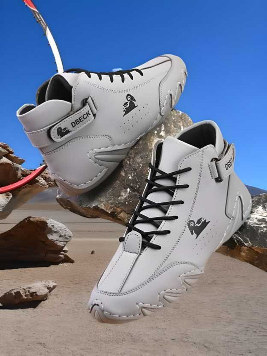 Men's Stylish Casual Shoes – Lace-Up | Grey