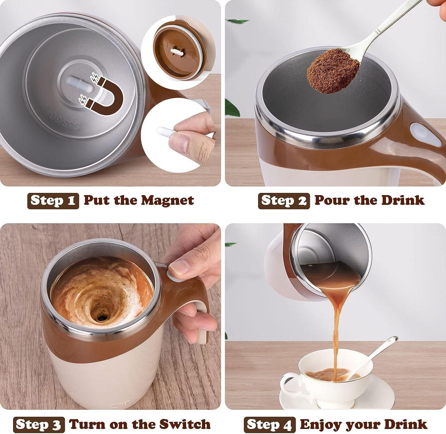 Auto Stir Pro – Self Stirring Magnetic Mug