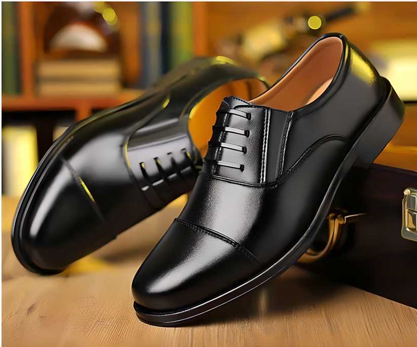Men’s Smart Formal Shoes – Black Lace-Up
