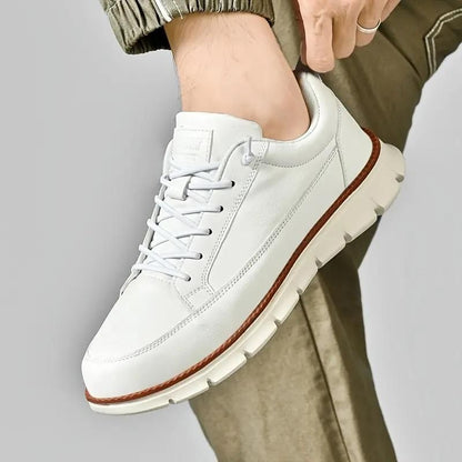 Ultra-Comfy Soft Sole Sneakers | White | Gel-PU Blend