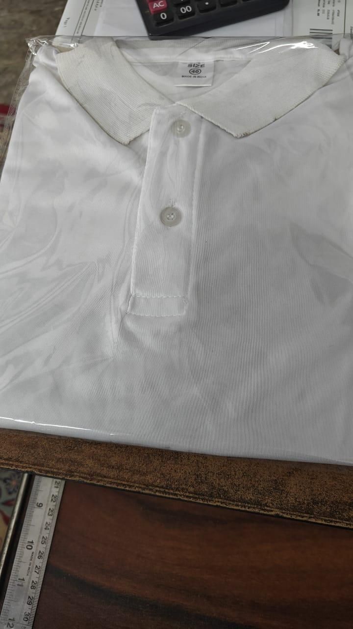 Poly Matte Solid Half Sleeves Polo T-Shirts – Pack of 4