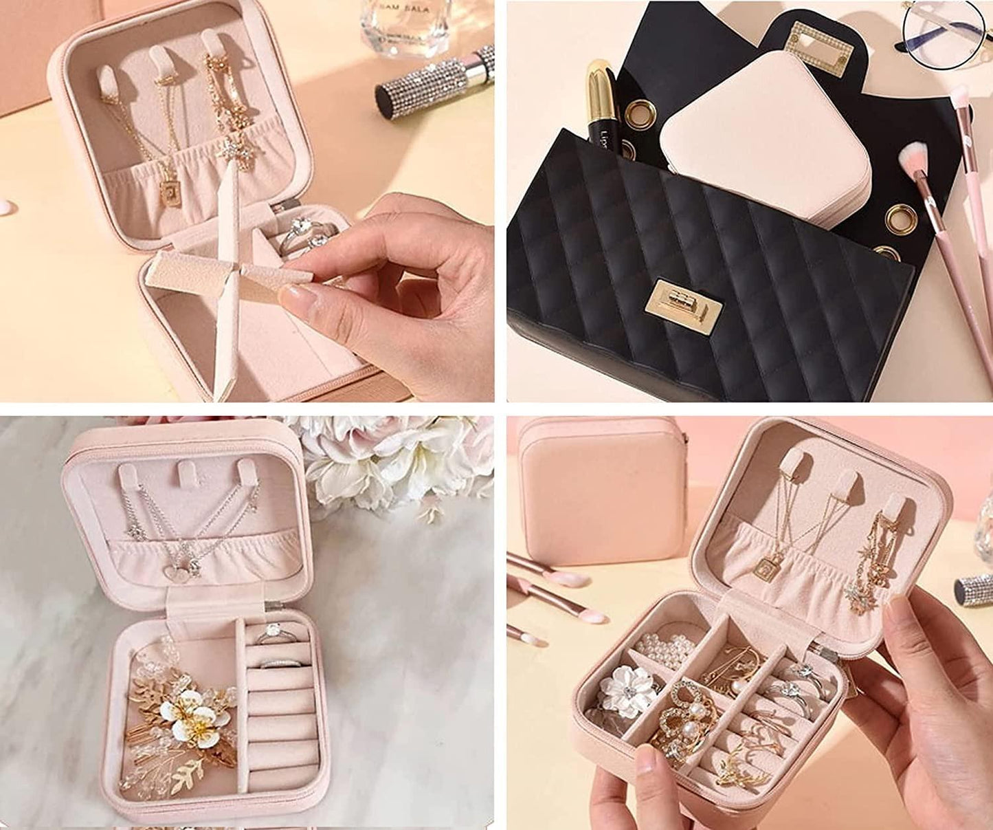 Portable Travel Jewellery Organizer – Compact, Stylish & Protective