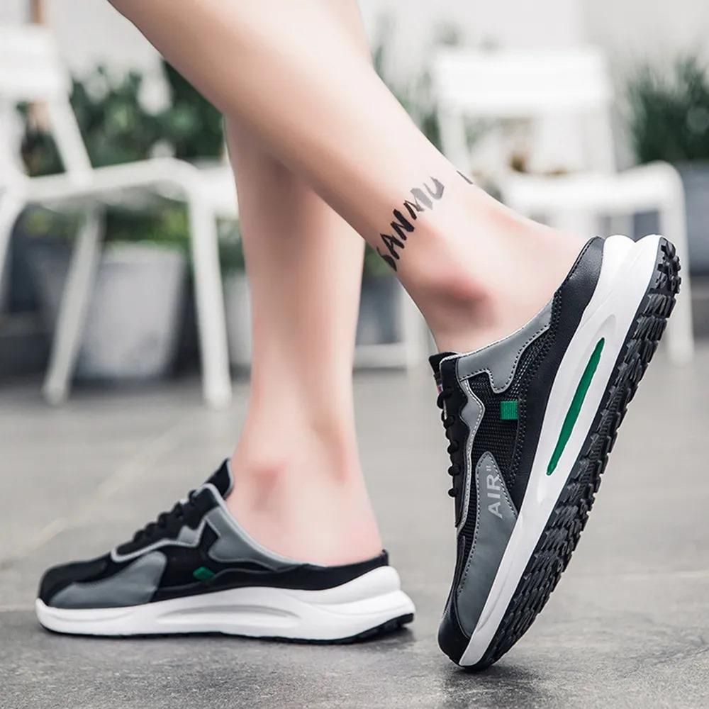 Men’s Daily Wear Sneakers | Black | Lace-Up