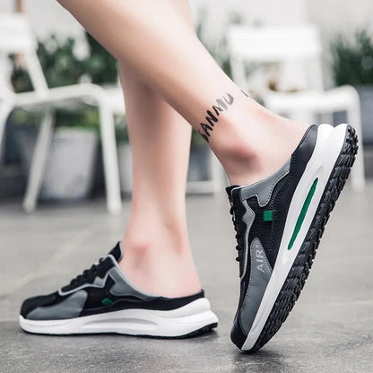 Men’s Daily Wear Sneakers | Black | Lace-Up