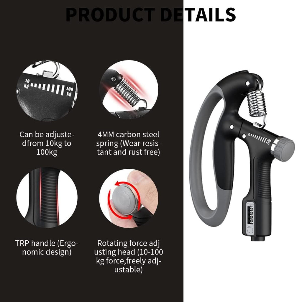 Adjustable Counting Hand Grip Strengthener