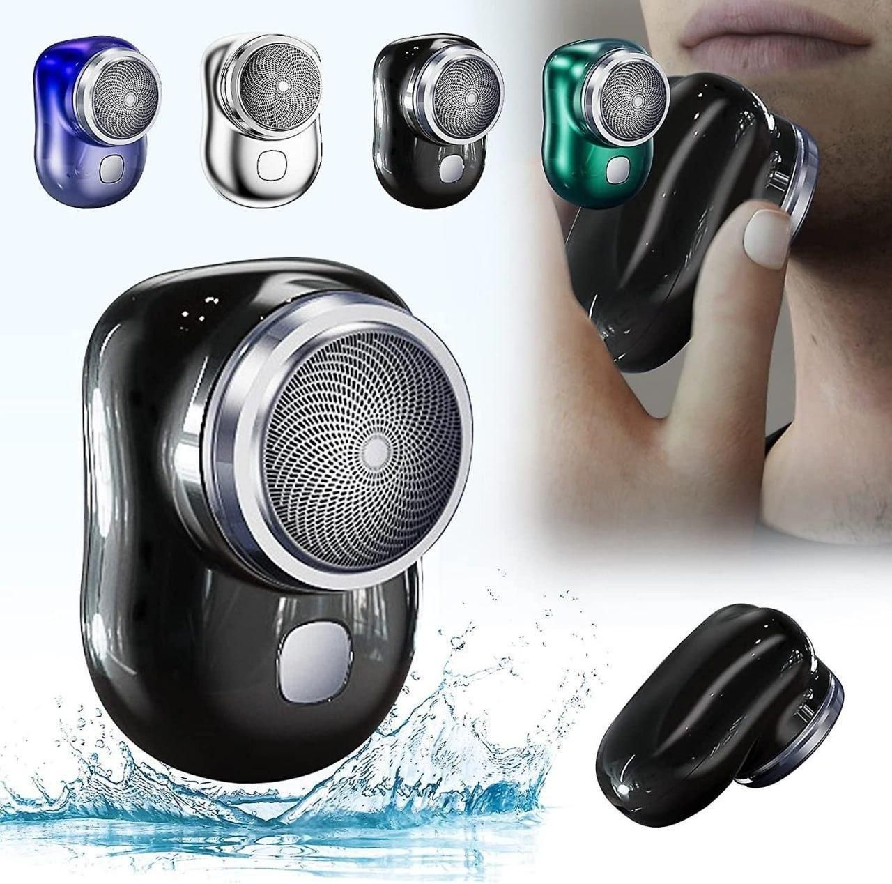 Mini Electric Shaver | Compact Grooming Tool | Steel Blade | Travel-Ready