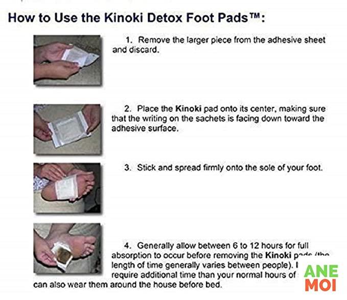 Detox Foot Patches | Stress Relief | Set of 10 | Organic Plant-Based