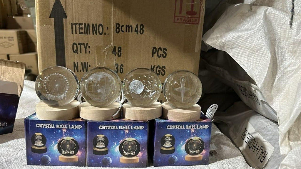 3D Crystal Lamp Ball – Assorted Magic