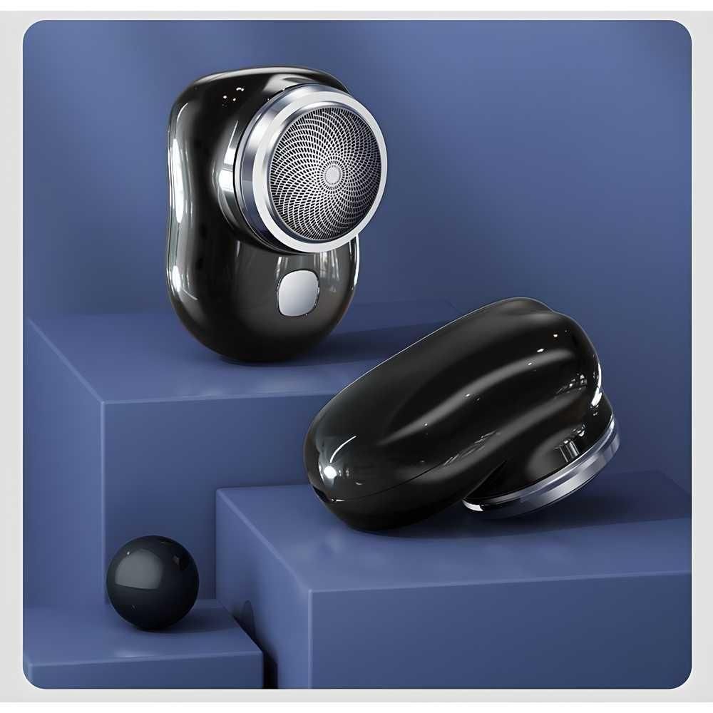 Mini Electric Shaver | Compact Grooming Tool | Steel Blade | Travel-Ready